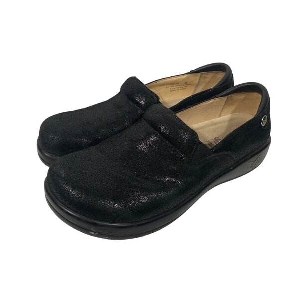 Alegria Keli PRO Black Mosaic slip resistant clog slip on shoe women's 38 - Picture 2 of 13